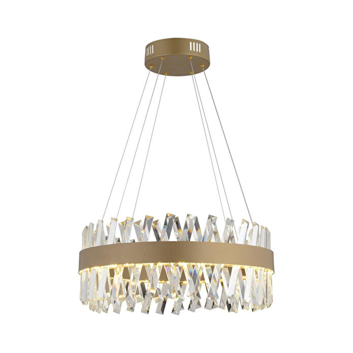 Apliqa Brampton 50'lik Eskitme 3 Renkli 94 Watt Ledli Yemek Masası Üstü, Oturma Odası, Salon Avize