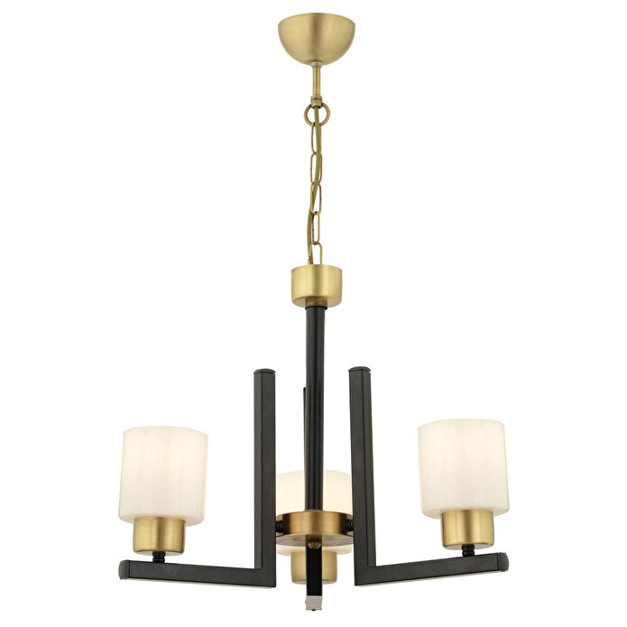 Apliqa Torqu 3 Lü Siyah Eskitme Modern Yatak Odası Mutfak Oturma Odası Salon Avize