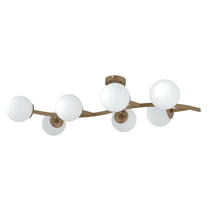 Apliqa İzem 7'li Eskitme Modern Plafonyer Genç Odası Mutfak Yatak Odası Avize