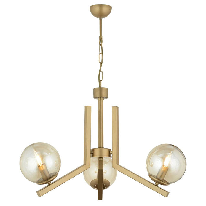 Apliqa Mikel 3 Lü Komple Eskitme Boyalı Bal Camlı Modern Genç Odası Yatak Odası Salon Avize