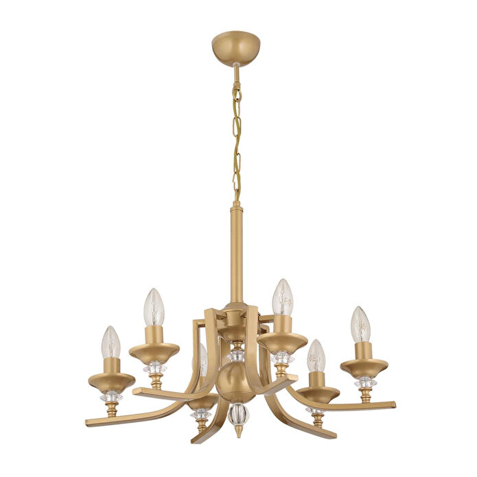 Apliqa Erza 6lı Eskitme Modern Sarkıt Yatak Odası Salon Avize