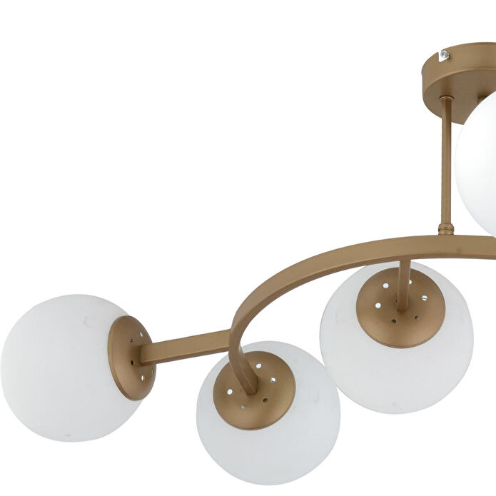 Apliqa İzem 5'li Eskitme Modern Plafonyer Genç Odası Mutfak Yatak Odası Avize