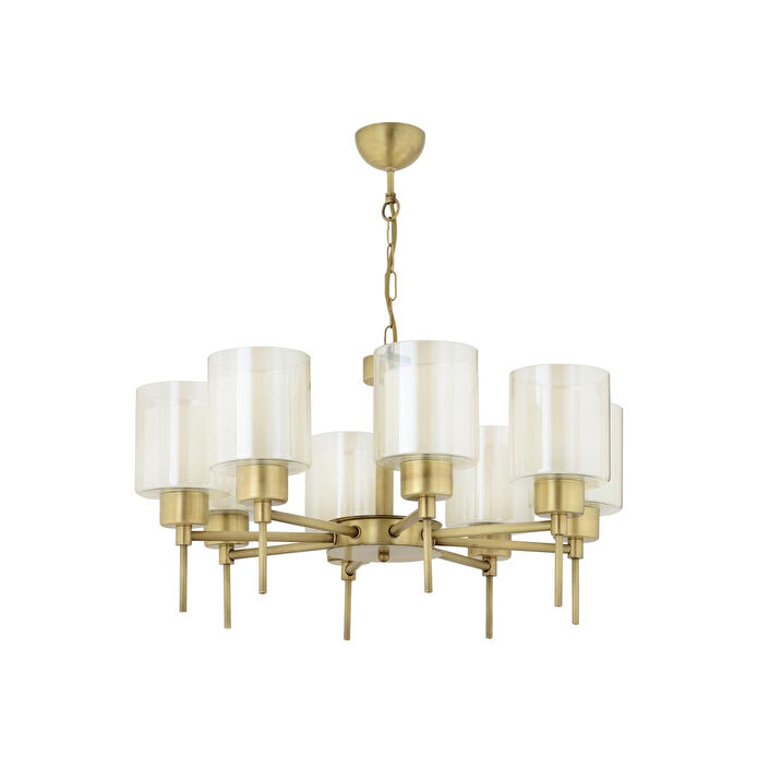 Apliqa Goldie 8 Li Eskitme Modern Yatak Odası Salon Avize