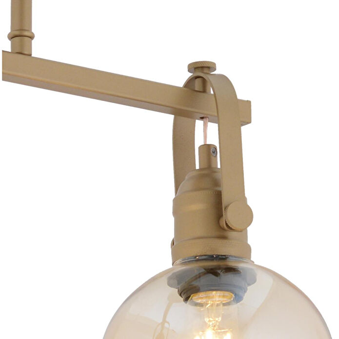 Apliqa Cherish 2'li Eskitme Bal Camlı Modern Oturma Odası Salon Avize