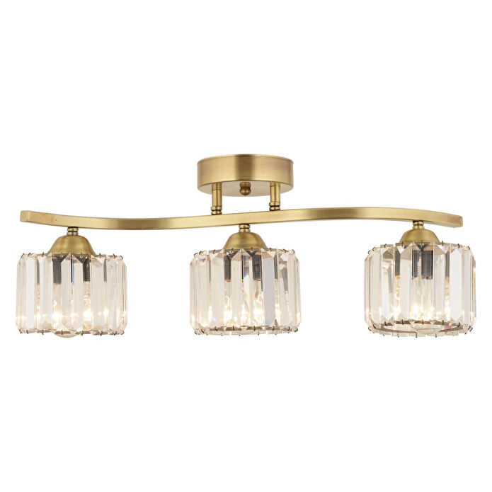 Apliqa Tufty 3lü Eskitme Kristalli Modern Yatak Odası Salon Kristal Avize