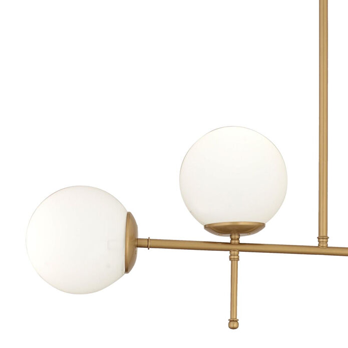 Apliqa Günay 4lü Eskitme Modern Mutfak Yemek Masası Üstü Yatak Odası Salon Avize