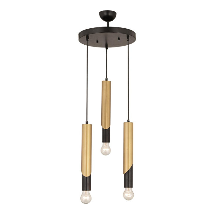 Apliqa Vegamu 3lü Yuvarlak Eskitme Modern Koridor Mutfak Salon Retro Avize