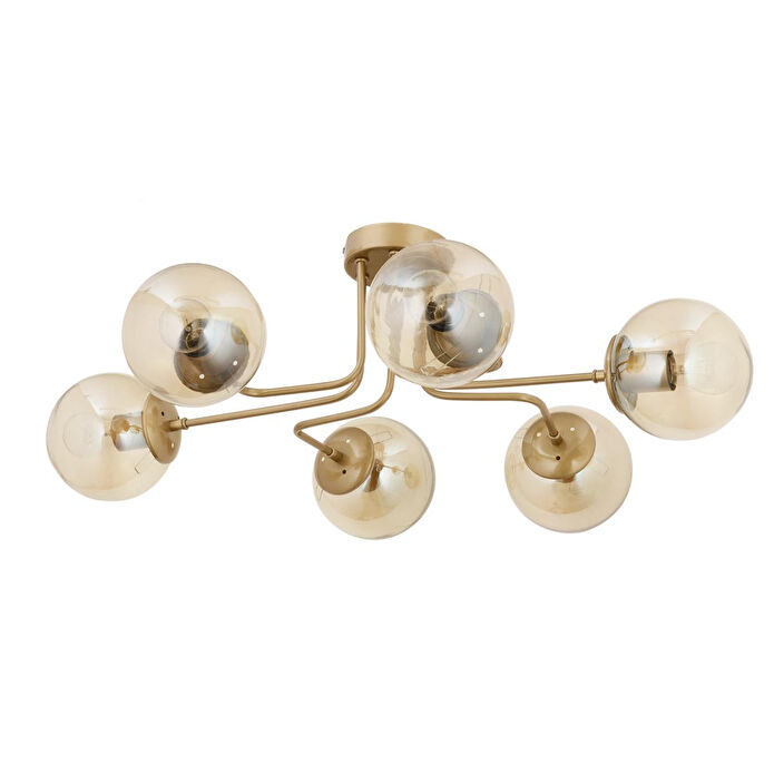 Apliqa Tanyer 6lı Eskitme Modern Sarkıt Yatak Odası Salon Avize