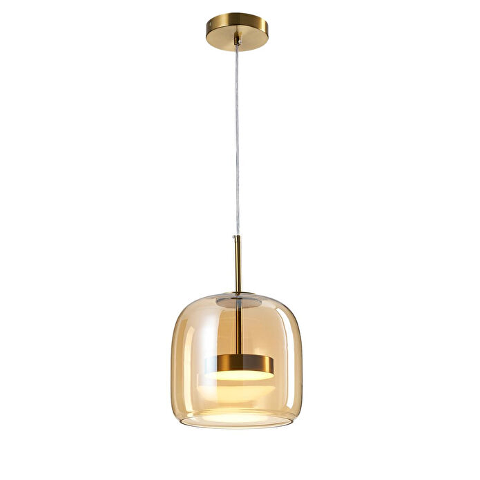 Apliqa Brook 12 Watt 3000keskitme Bal Camlı Tekli Led Sarkıt Avize