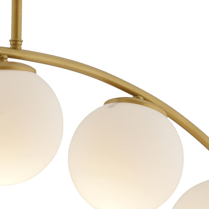 Apliqa Fralde 5 Li Gold Modern Mutfak Cafe Restoran Için Uygun Retro Salon Avize