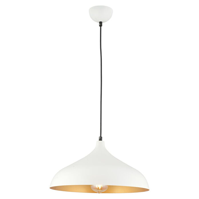 Apliqa Pera Beyaz Tekli Modern Retro Sarkıt Salon Avize