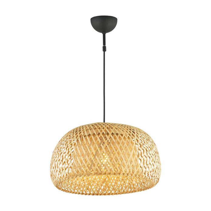 Apliqa Briella Tekli Rattan Modern Tasarım Oturma Odası Avize