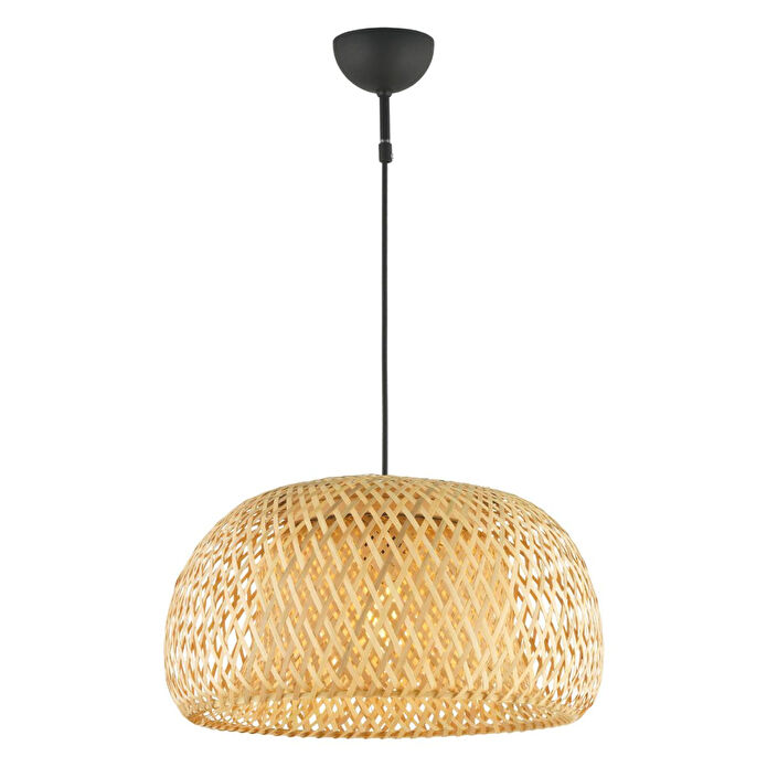 Apliqa Briella Tekli Rattan Modern Tasarım Oturma Odası Avize