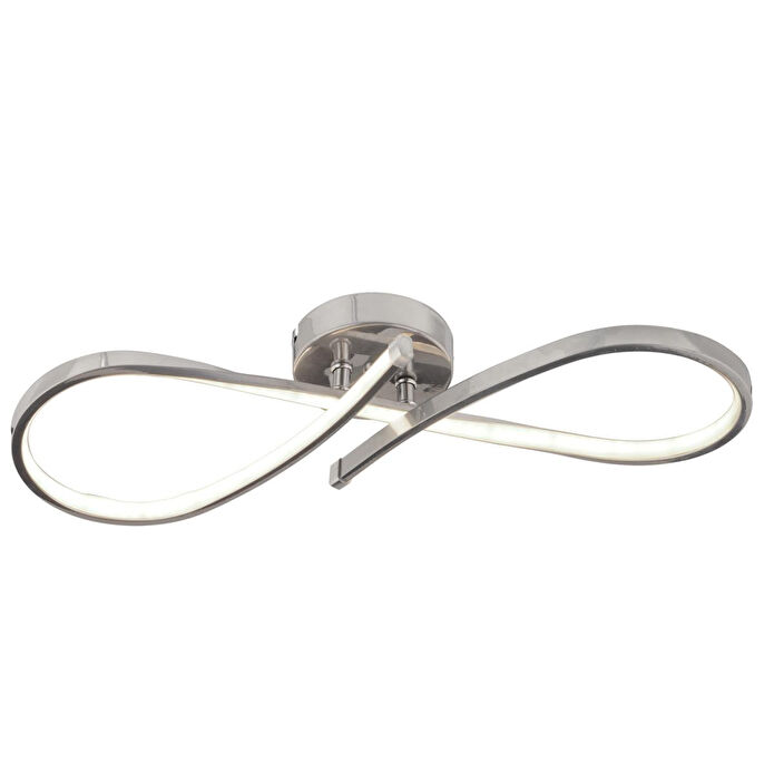 Apliqa Vetto Krom 38 Watt Plafonyer 3 Renkli Ledli Modern Mutfak Banyo Led Salon Sarkıt Avize