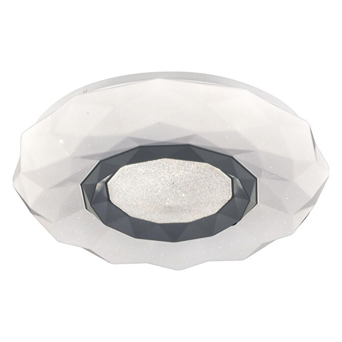 Apliqa Paris Tekli Beyaz 3 Renkli 37 Watt Ledli Modern Oturma Odası, Koridor, Salon Led Avize