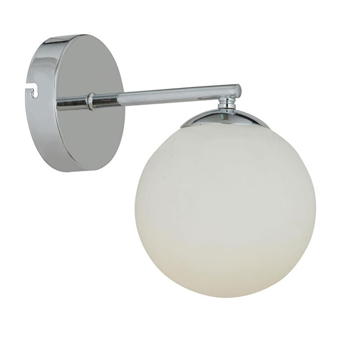 Apliqa Elvin Krom Kaplama Duvar Lambası Yatak Odası-yatak Başı-banyo İçin Modern Aplik