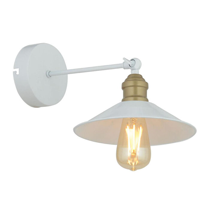 Apliqa Yekta Beyaz Duvar Lambası Yatak Odası-yatak Başı-banyo İçin Modern Aplik