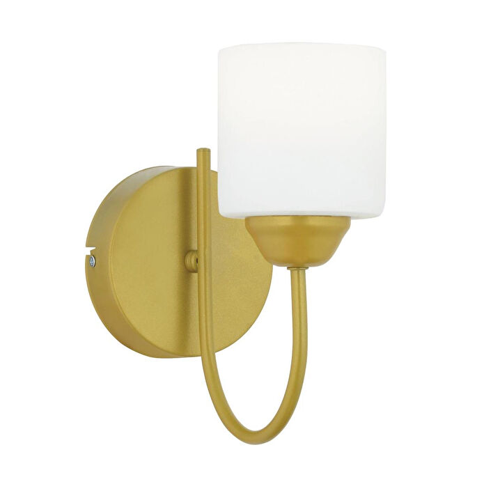 Apliqa Esila Gold Boyalı Duvar Lambası Yatak Odası-yatak Başı-banyo İçin Modern Aplik