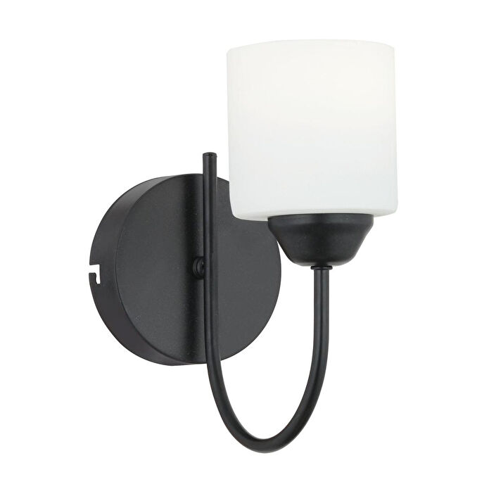 Apliqa Esila Siyah Boyalı Duvar Lambası Yatak Odası-yatak Başı-banyo İçin Modern Aplik