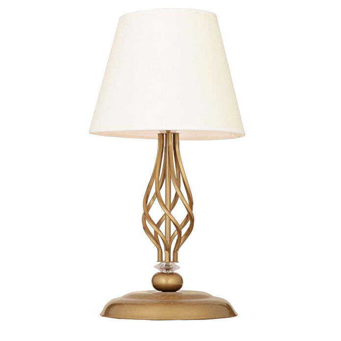 Apliqa Lupin Beyaz Şapkalı Eskitme Masa Lambası Modern Tasarım Salon-yatak Odası Abajur