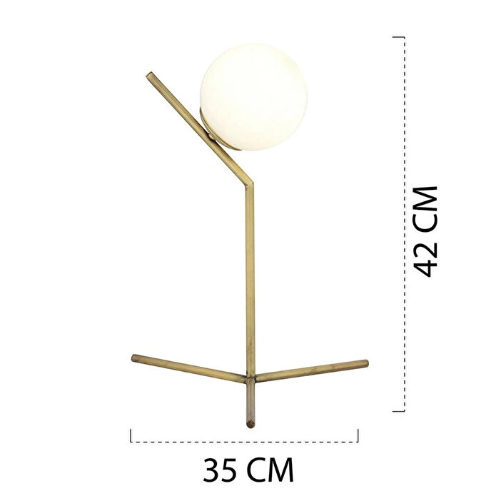 Apliqa Sara Eskitme Masa Lambası Yatak Odası Salon Abajur