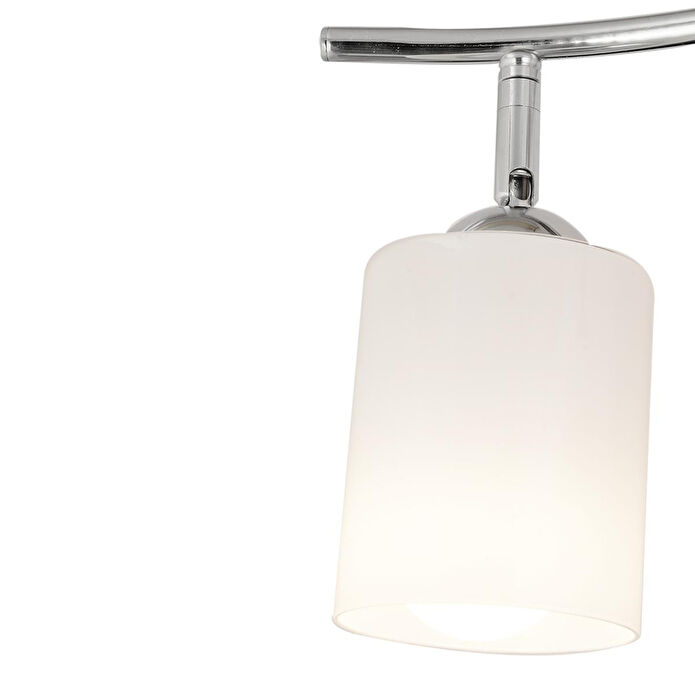 Apliqa Riley 3lü Krom Spot Bardak Camlı Modern Koridor Mutfak Salon Plafonyer Avize