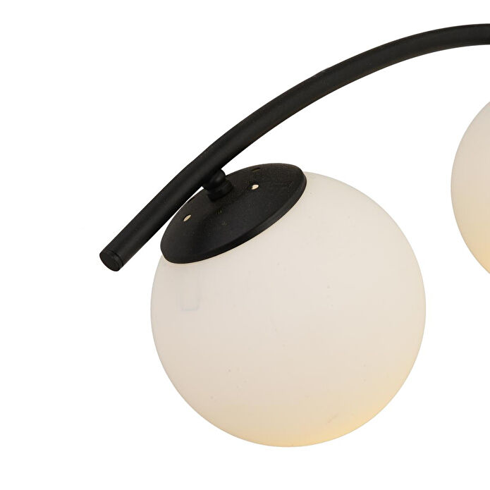 Apliqa Fralde 3lü Siyah Modern Mutfak Cafe Restoran Için Uygun Retro Salon Avize