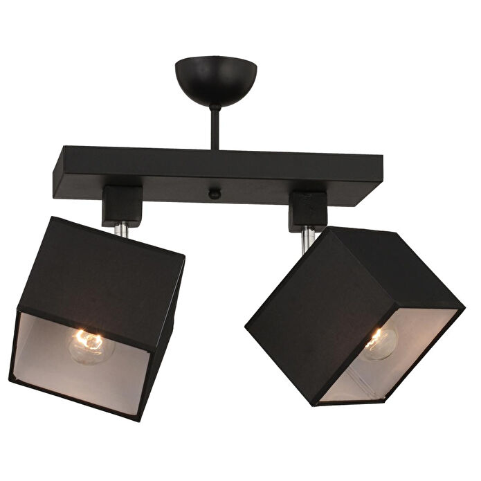 Apliqa Grande 2li Siyah Modern Koridor Mutfak Salon Plafonyer Avize