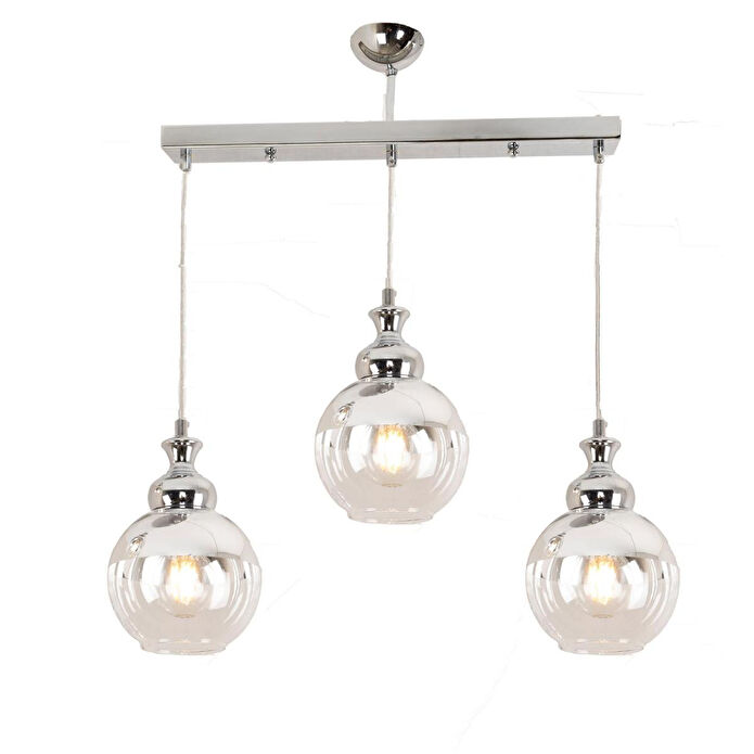 Apliqa Leon 3 Lü Sıralı Krom Sarkıt Spor- Salonavize