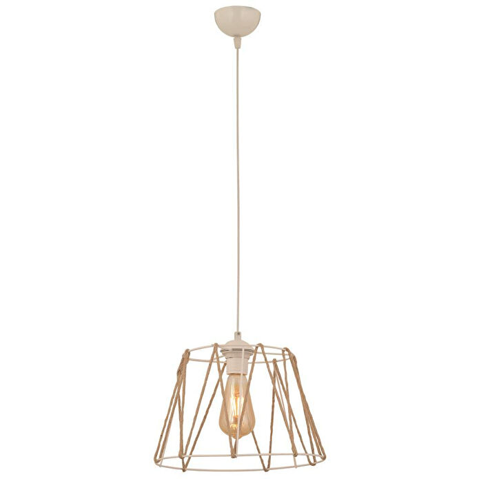 Apliqa Kros Tekli Beyaz Halatlı Sarkıt Modern Sarkıt Mutfak Salon Sarkıt Avize