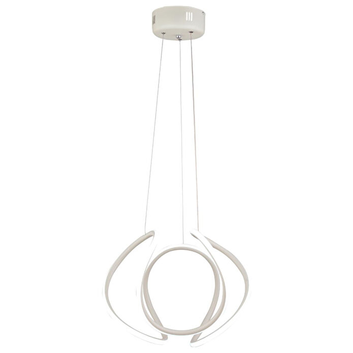 Apliqa Pietra Beyaz Sarkıt 56 Watt Sarkıt 3 Renkli Ledli Modern Mutfak Banyo Led Salon Sarkıt Avize