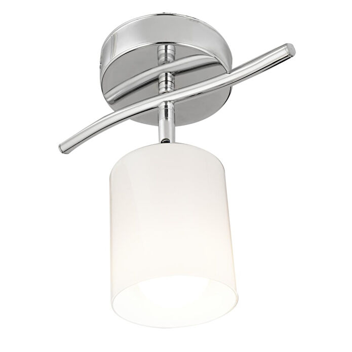 Apliqa Riley Tekli Krom Spot Bardak Camlı Modern Koridor Mutfak Salon Plafonyer Avize