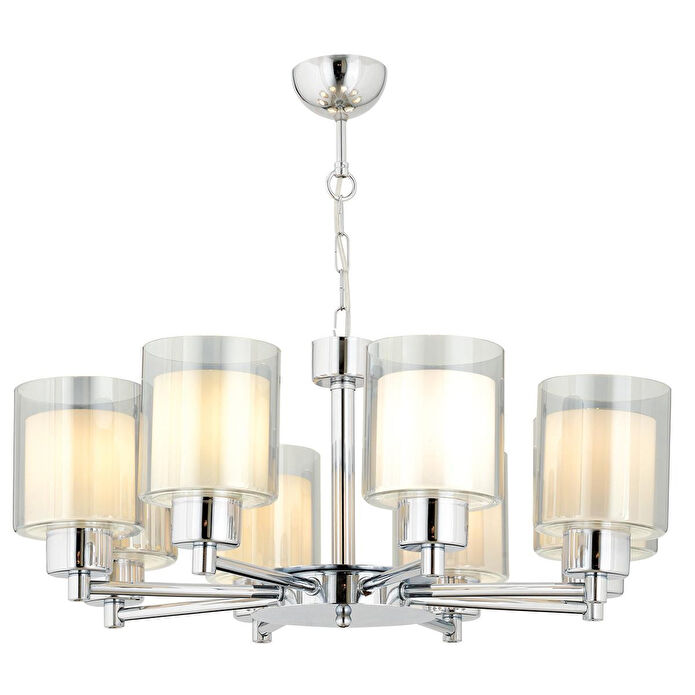 Apliqa Goldie 8 Li Krom Kaplama Modern Yatak Odası Salon Avize