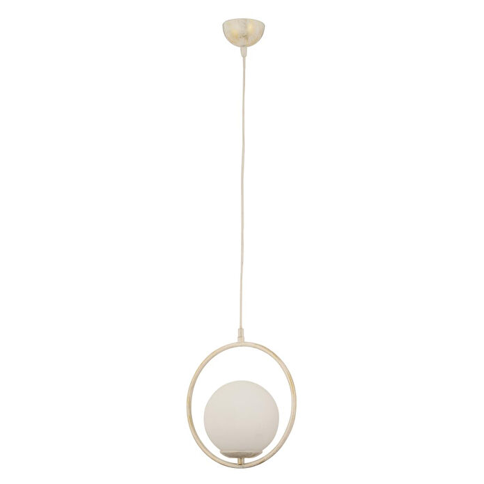 Apliqa Luis Tekli Beyaz Silme Sarkıt Beyaz Camlı Modern Sarkıt Mutfak Salon Sarkıt Avize