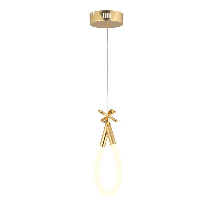 Apliqa Vojens Tekli Gold Ledli 11 Watt Kelebek Detaylı Modern Koridor, Yatak Odası Salon Sarkıt Led Avize