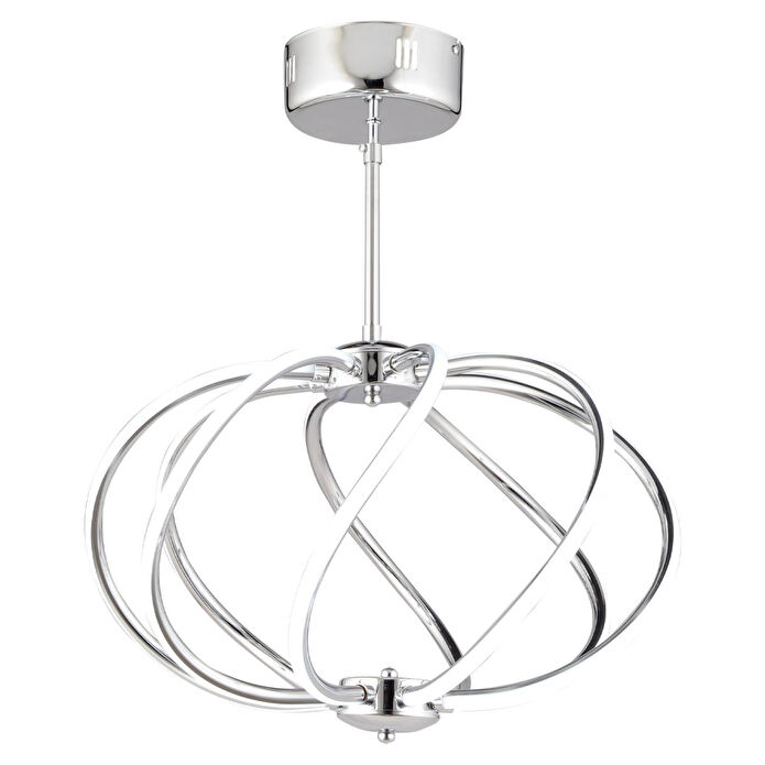 Apliqa Gestel Krom Sarkıt 88 Watt Sarkıt Ledli Modern Mutfak Banyo Led Salon Sarkıt Avize