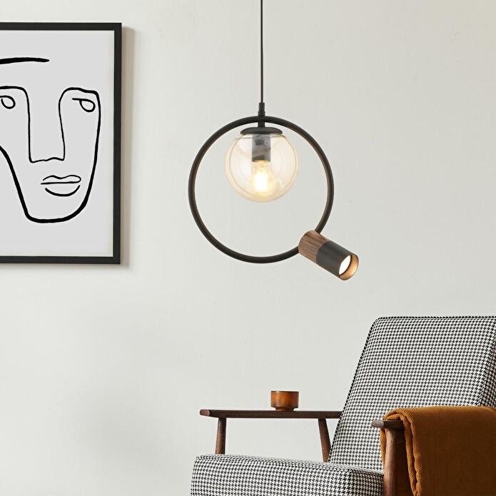 Apliqa Ayaz Tekli Modern Sarkıt Oturma Odası Salon Sarkıt Avize