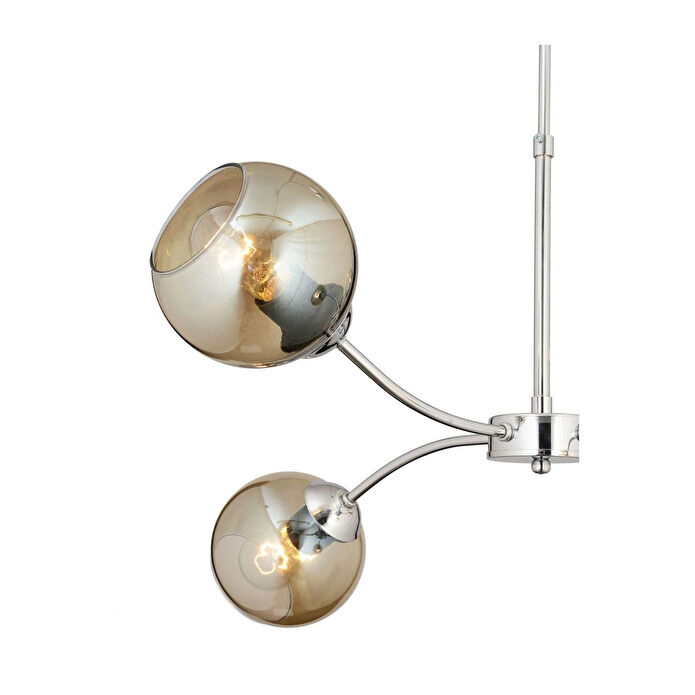 Apliqa Ecvet 4lü Krom Modern Oturma Odası Yatak Odası Salon Avize