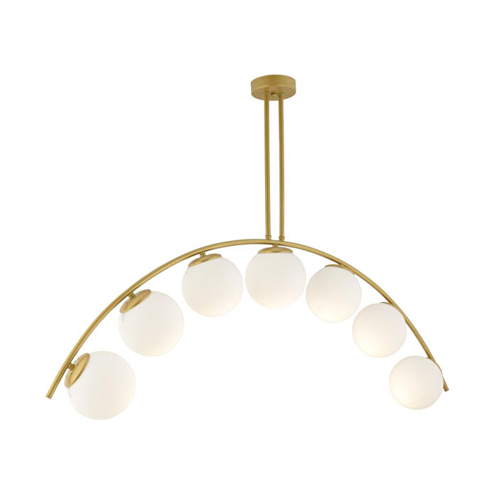 Apliqa Fralde 7 Li Gold Modern Mutfak Cafe Restoran Için Uygun Retro Salon Avize