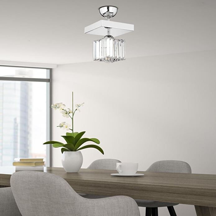 Apliqa Ri̇vi̇a Krom Kaplama Plafonyer Taşli Salon Avi̇ze