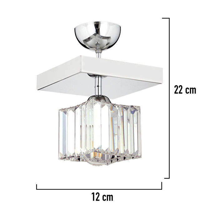 Apliqa Ri̇vi̇a Krom Kaplama Plafonyer Taşli Salon Avi̇ze