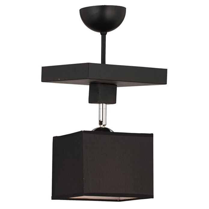 Apliqa Grande Siyah Tekli Modern Koridor Mutfak Salon Plafonyer Avize