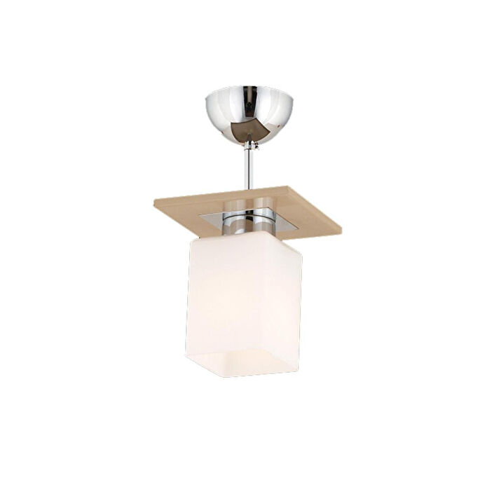 Apliqa Atlas Tekli Kahve Kare Modern Genç Odası Mutfak- Banyo Mutfak Salon Spot Avize