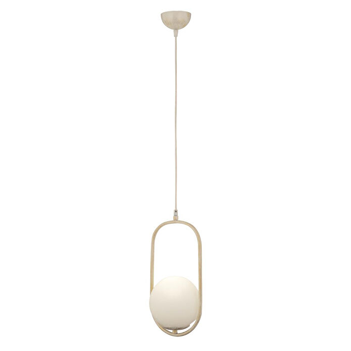 Apliqa Lorin Tekli Beyaz Silme Sarkıt Beyaz Camlı Modern Sarkıt Mutfak Salon Sarkıt Avize