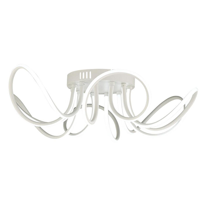 Apliqa Ladore 6lı Beyaz 120 Watt Sarkıt Ledli Modern Mutfak Banyo Led Salon Plafonyer Avize