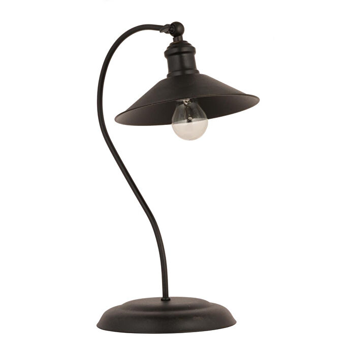 Apliqa İklim Siyah Retro Tasarım Modern Çalışma Masası Lambası