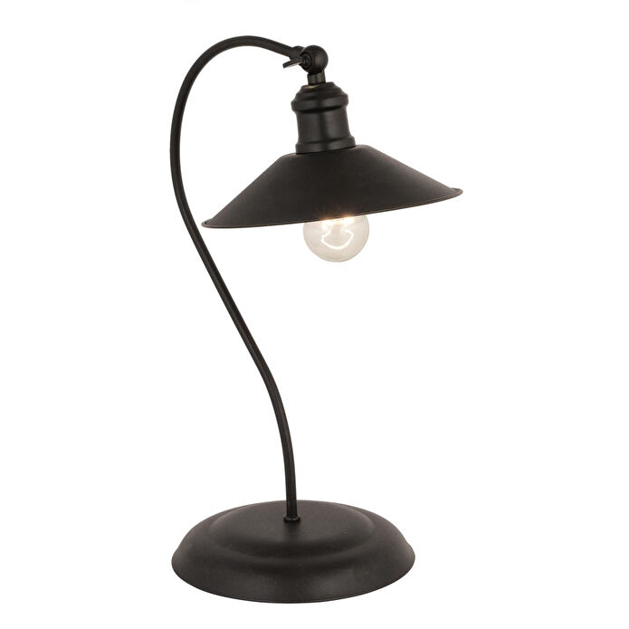 Apliqa İklim Siyah Retro Tasarım Modern Çalışma Masası Lambası