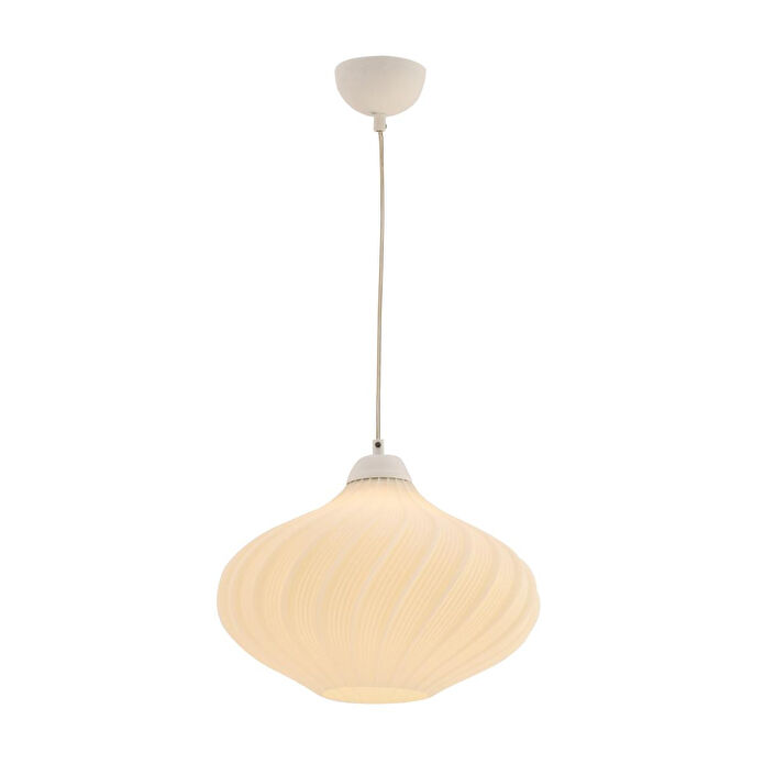 Apliqa Leonor Beyaz Tekli Modern Sarkıt Oturma Odası, Salon Sarkıt Avize