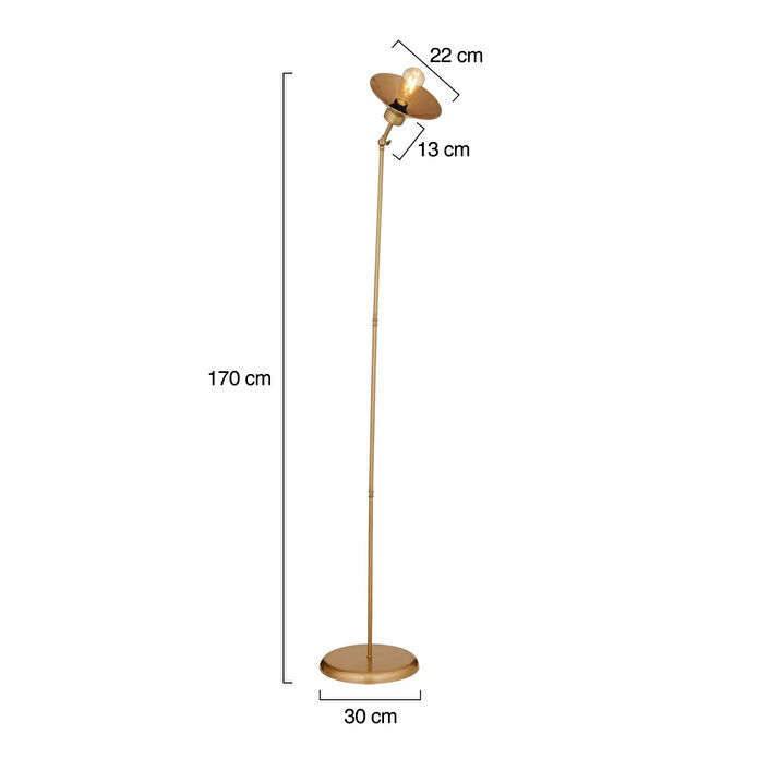 Apliqa Viola Eskitme Dekoratif Tasarım Retro Modern Metal Lambader