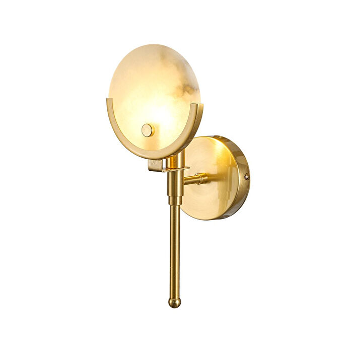 Apliqa Nuvia Traverten Desenli Modern Salon, Yatak Başı Led Aplik